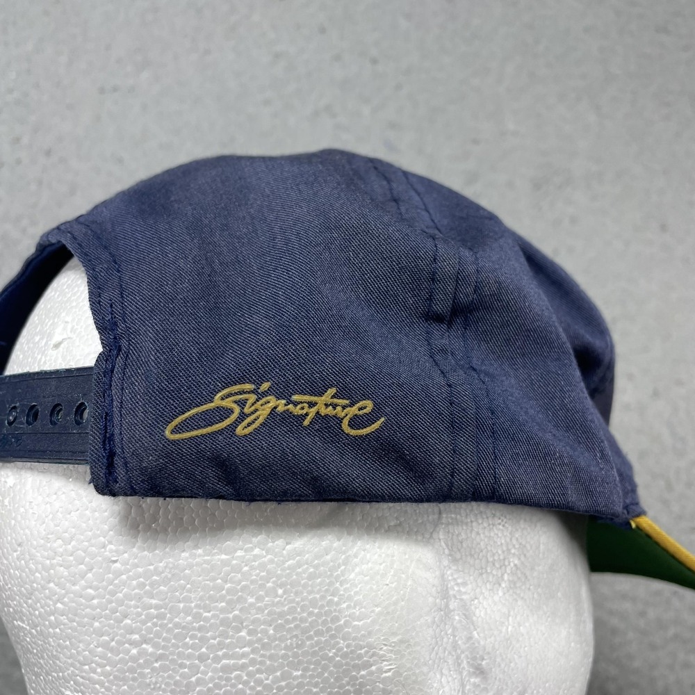 Vintage Michigan Wolverines Hat Cap Snap Back‎ Mens One Size Blue NCAA The Game - Picture 5 of 7